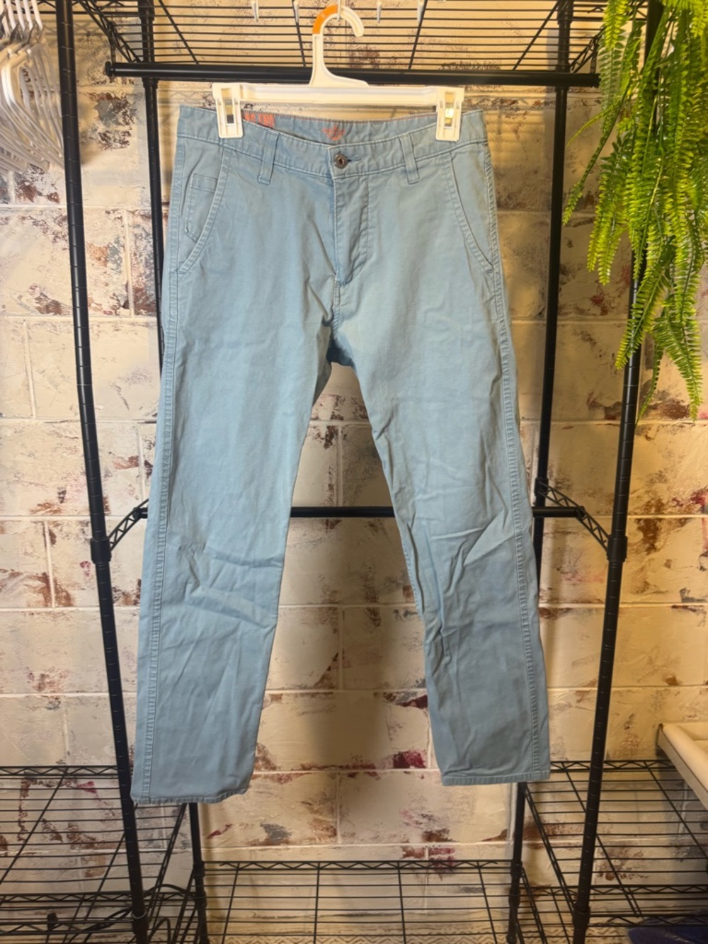 Dockers Men's Light Blue Slim Tapered Chino Pants